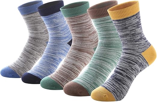 Cotton Crew Sock Pack - キッズ ボーイズ クルー アンクルソックス コットン ドレス