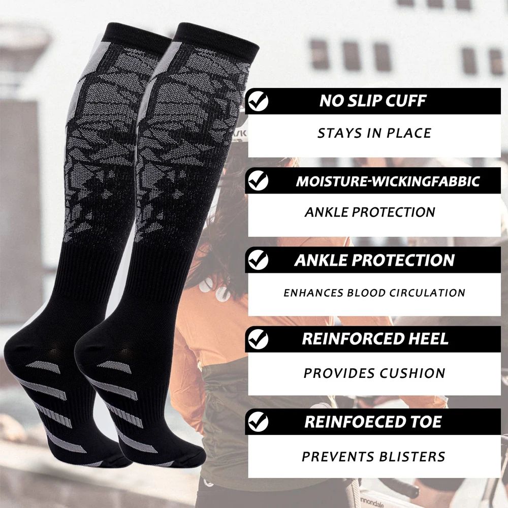 WRELS 1/2/3ペア圧縮ソックス メンズ レディース  - Athletic Sock Cushion のレビューと価格