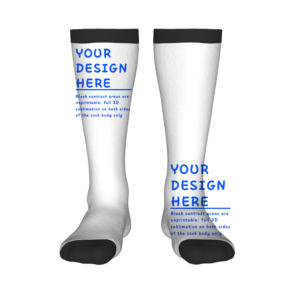 カスタムカラーブロックのニーハイソックス、パーソナライズされ - Knee High Sock Women のレビューと価格