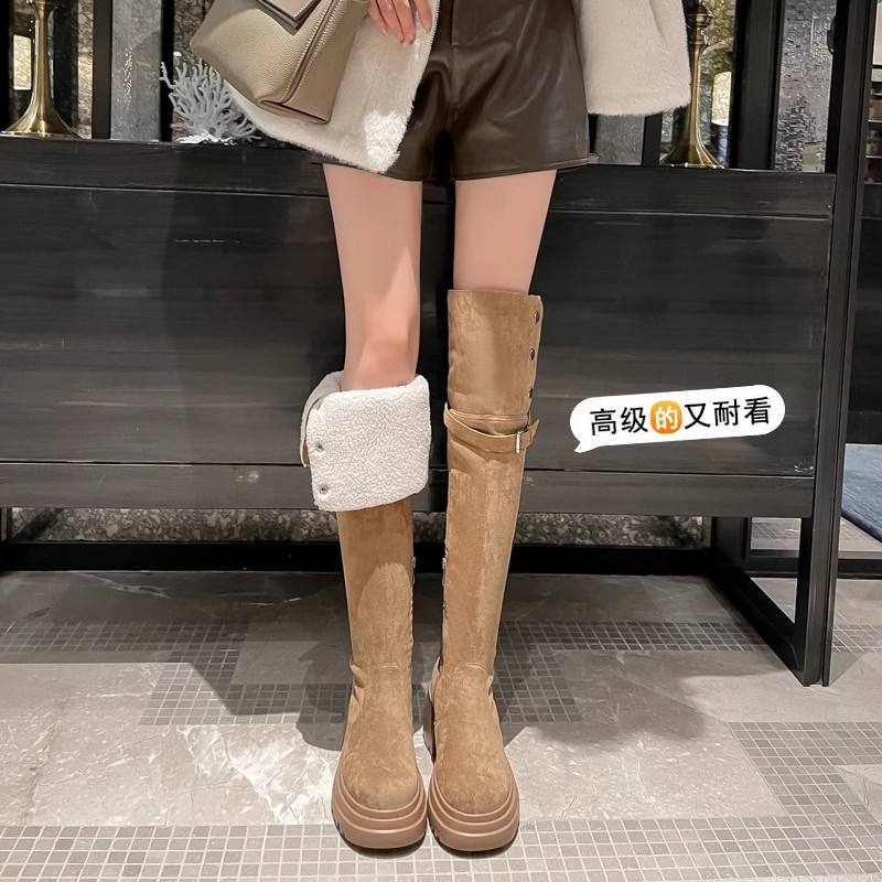 ニーハイブーツ 2025 レトロ ウエスタンブーツ レディー - Knee High Sock Women のレビューと価格