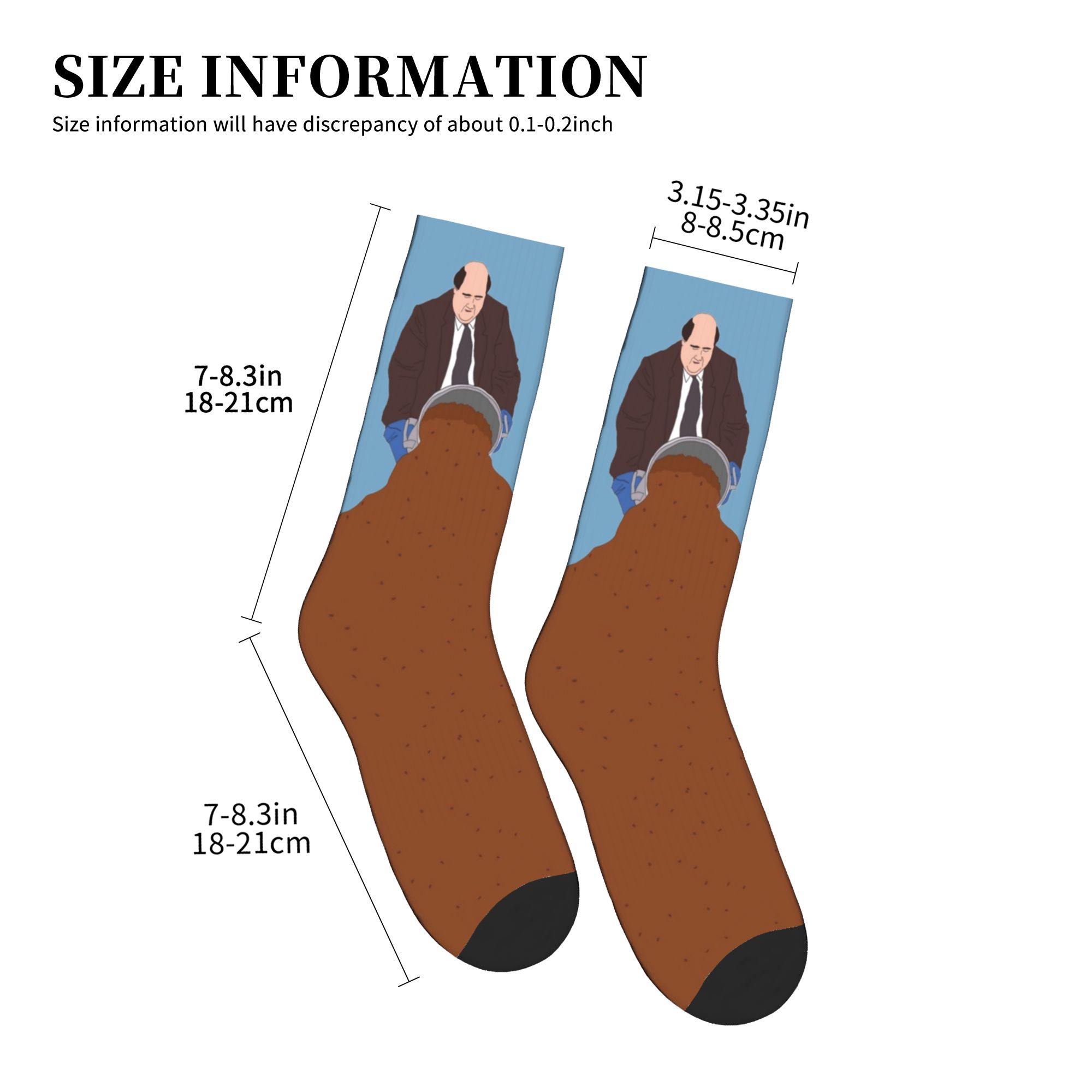 テレビ番組「オフィス」ケビンの有名なチリメンズクルーソックス - Dress Sock Men のレビューと価格