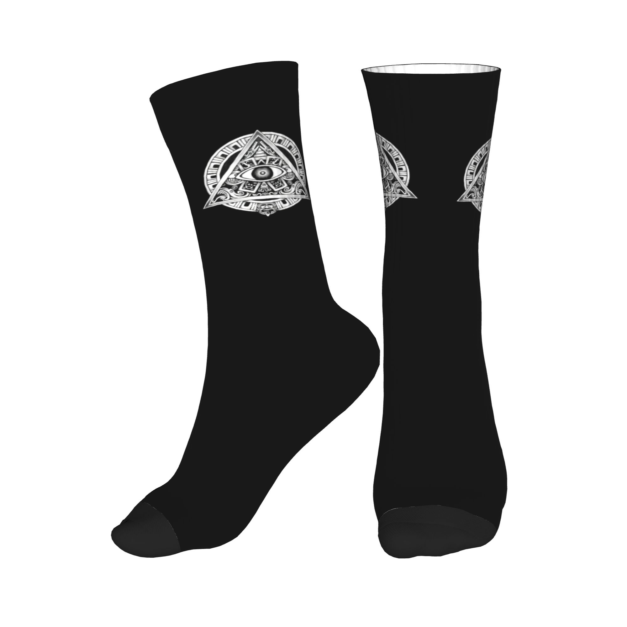 楽しいメンズイルミナティ古代シンボルドレスソックスユニセック - Dress Sock Men のレビューと価格