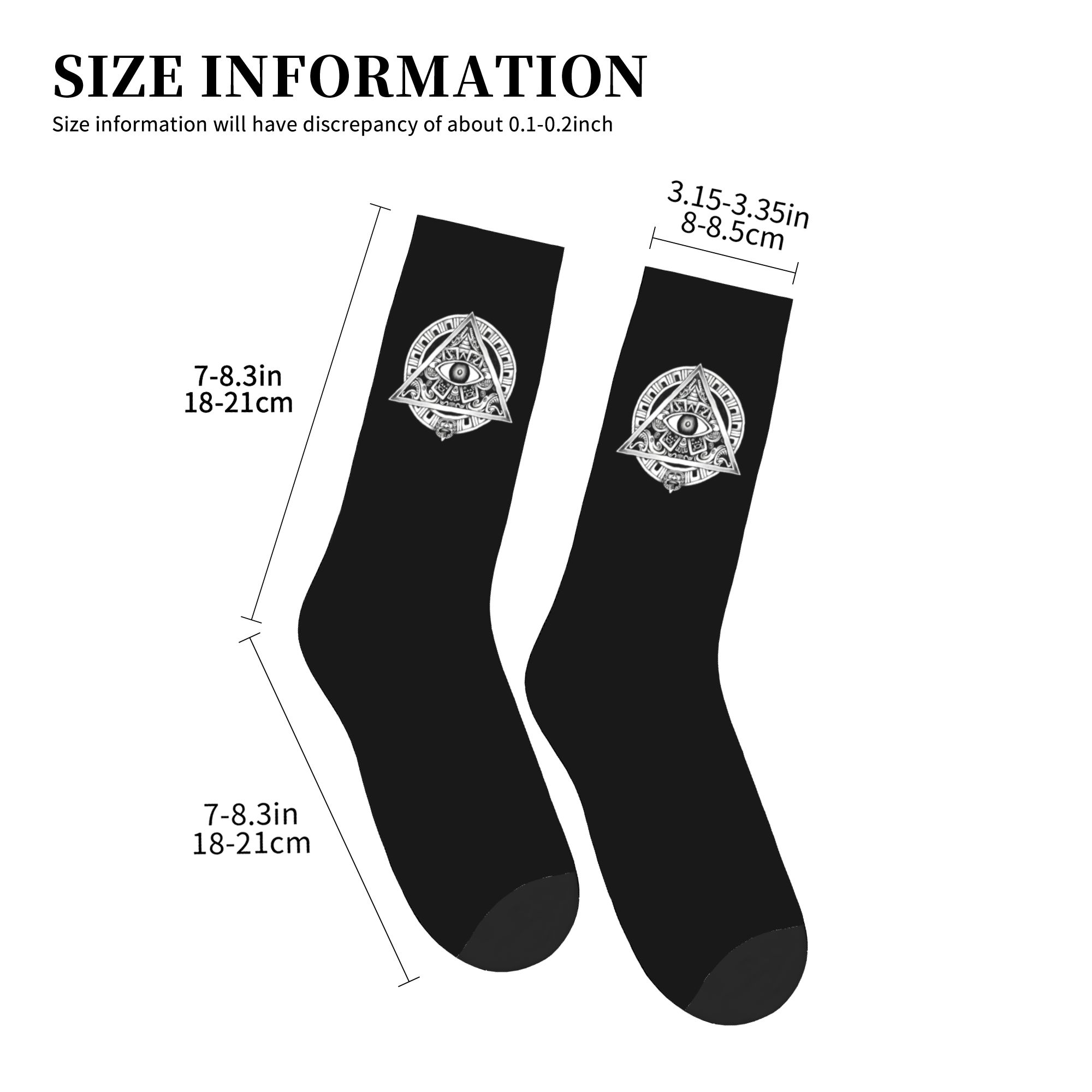 楽しいメンズイルミナティ古代シンボルドレスソックスユニセック - Dress Sock Men のレビューと価格