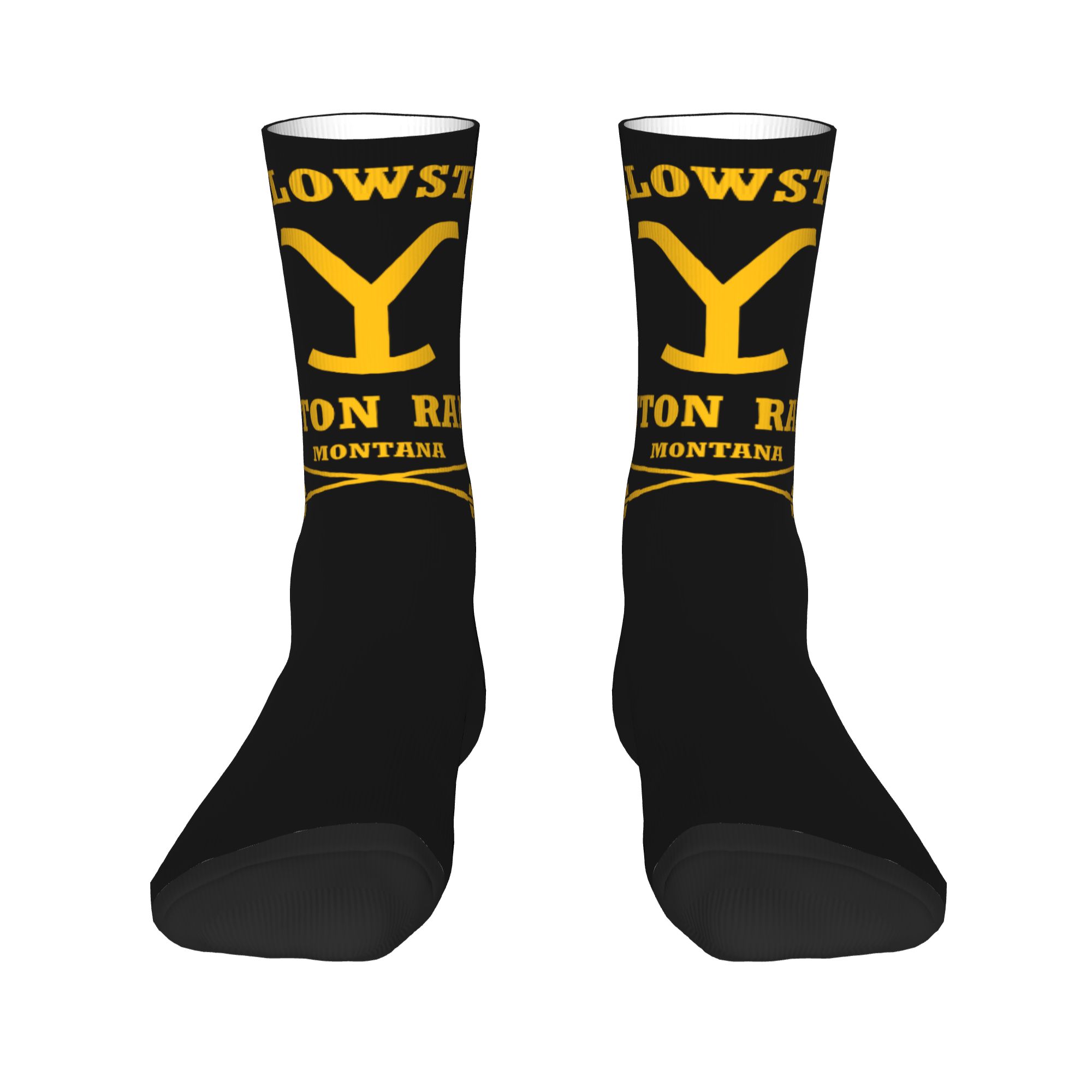 カスタム イエローストーン ダットン ランチ メンズ クルー - Dress Sock Men のレビューと価格